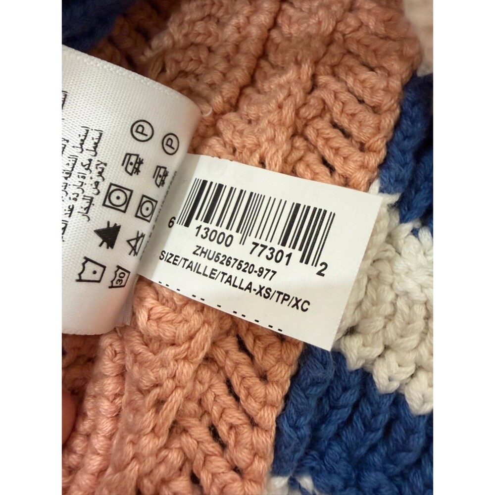 BCBGeneration Crocheted Striped Knit Tank Size XS - Picture 7 of 7